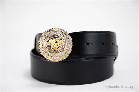 ebay men white versace belt|farfetch Versace belt for men.